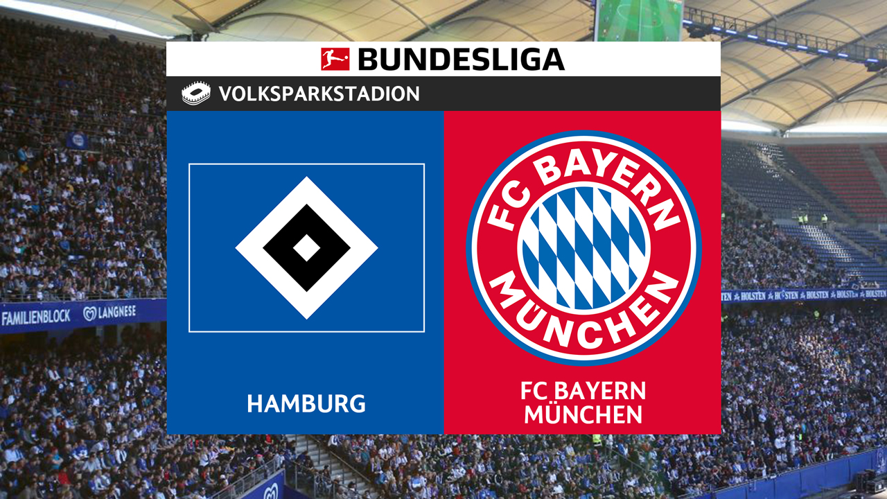 Hamburg vs Bayern Munich poster
