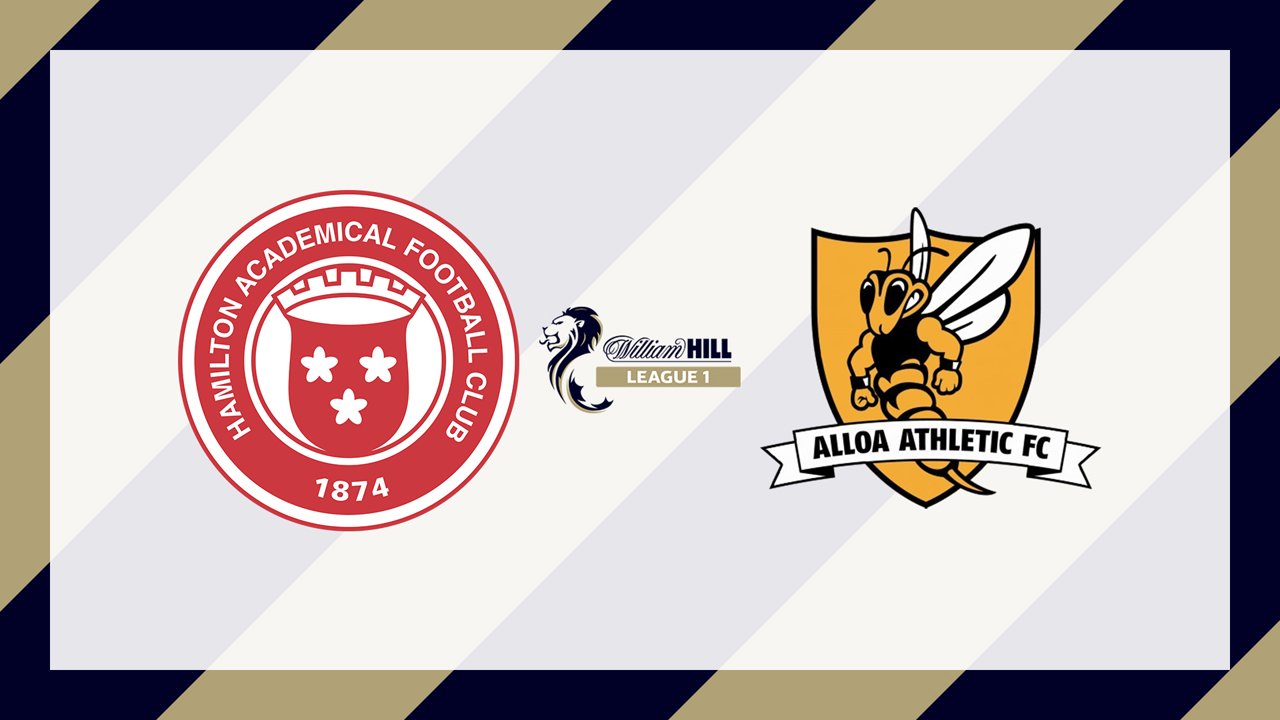 Hamilton Academical vs Alloa Athletic poster