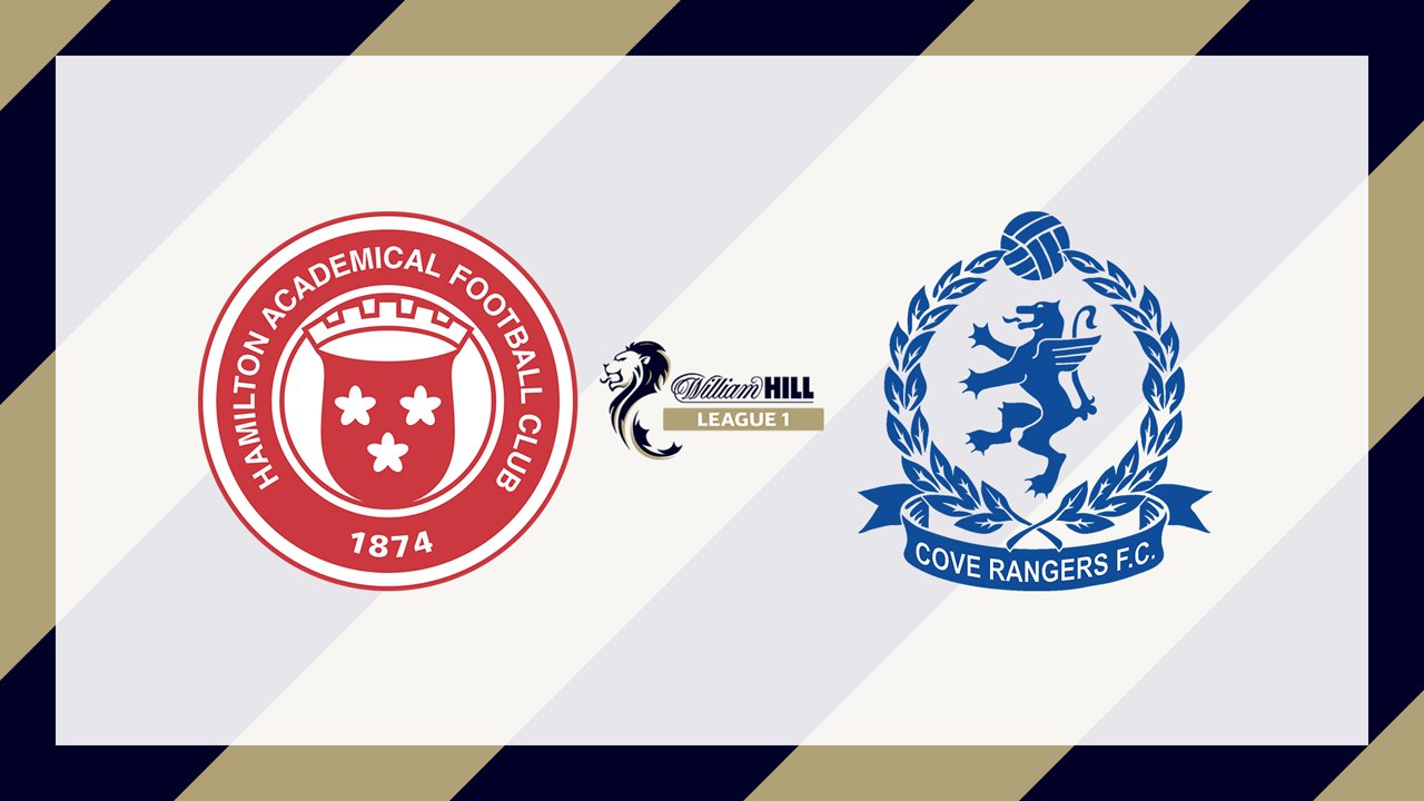 Hamilton Academical vs Cove Rangers poster