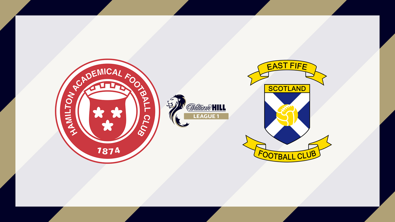 Hamilton Academical vs East Fife poster
