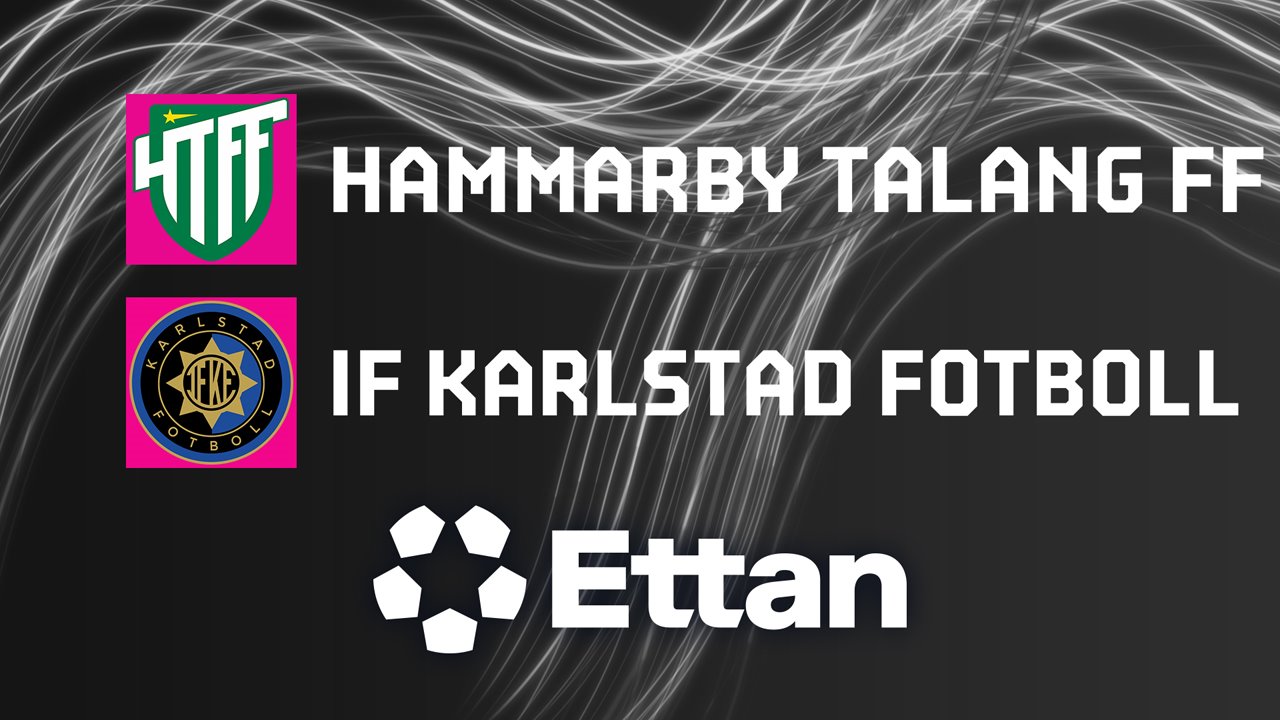 Hammarby Talang vs Karlstad poster