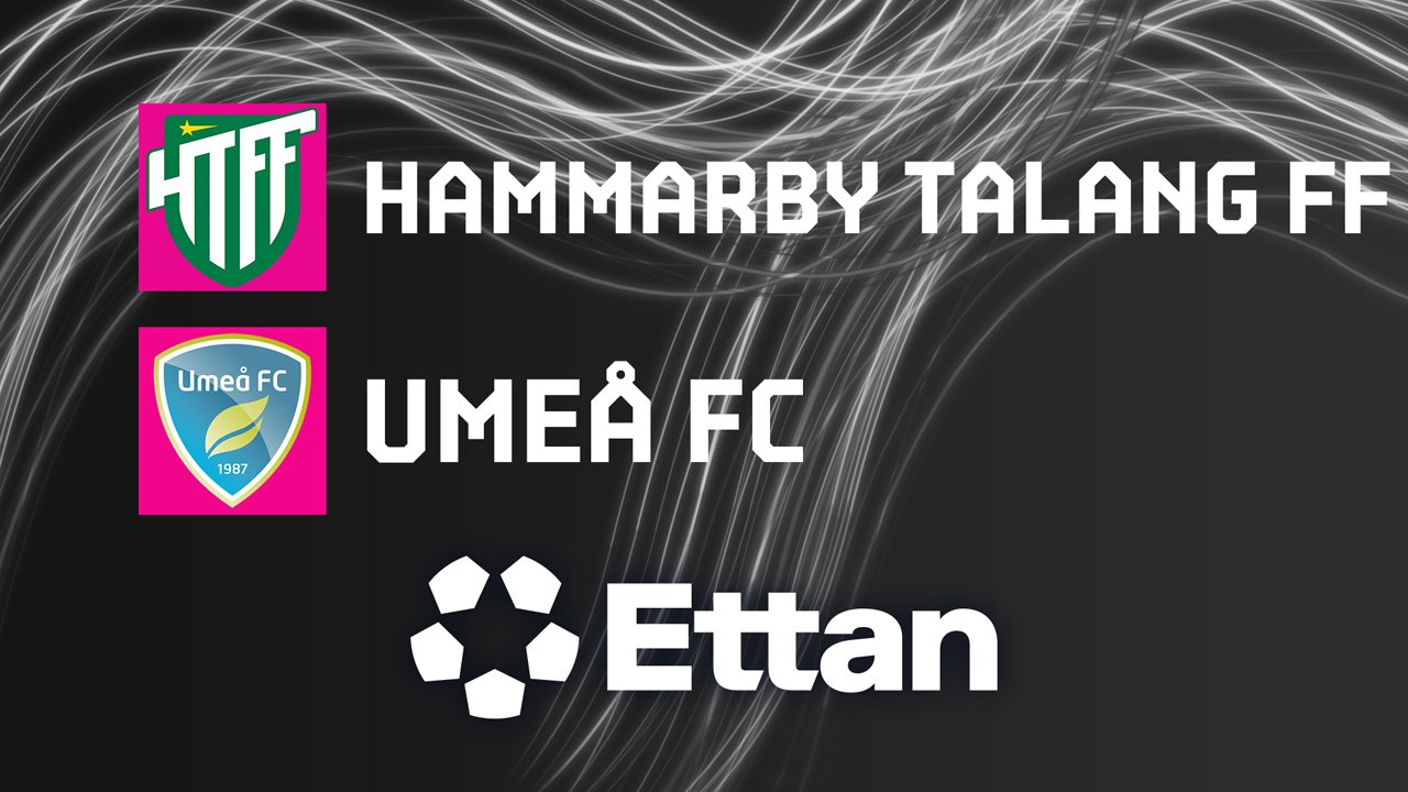 Hammarby Talang vs Umeå poster