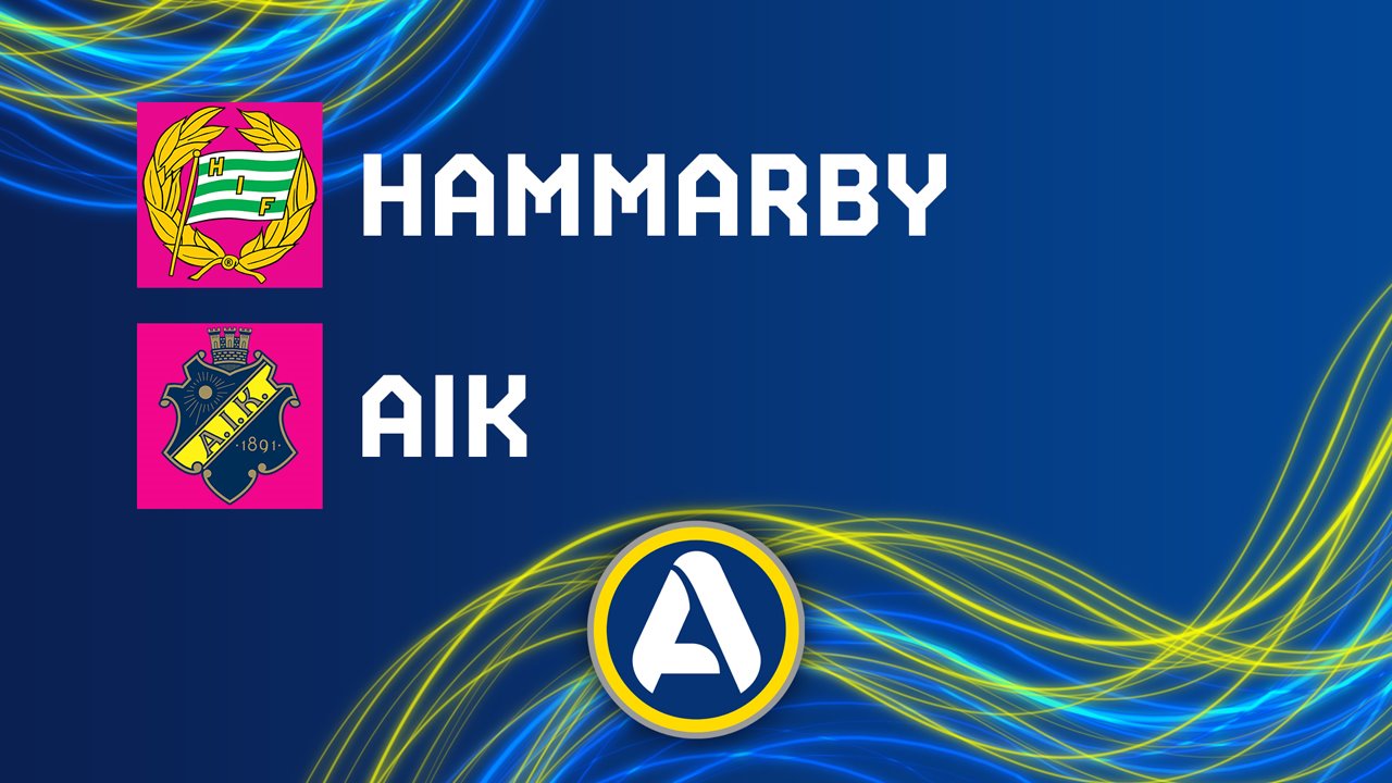 Hammarby vs AIK poster