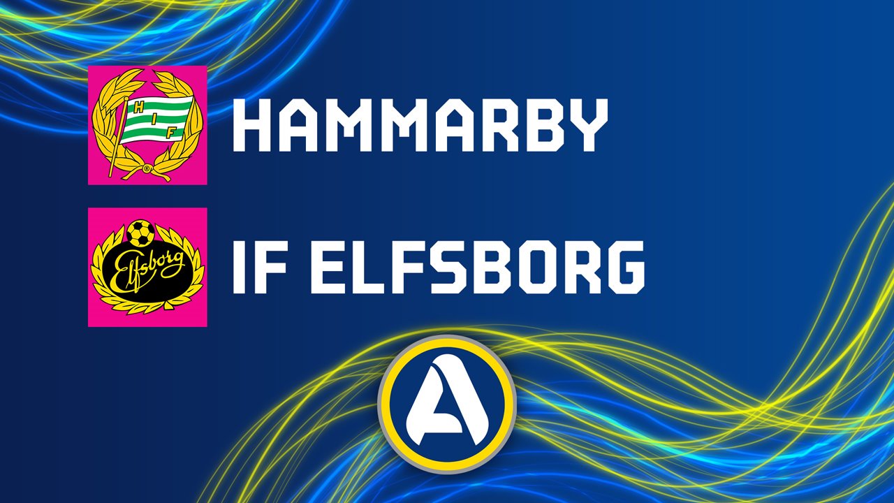 Hammarby vs Elfsborg poster