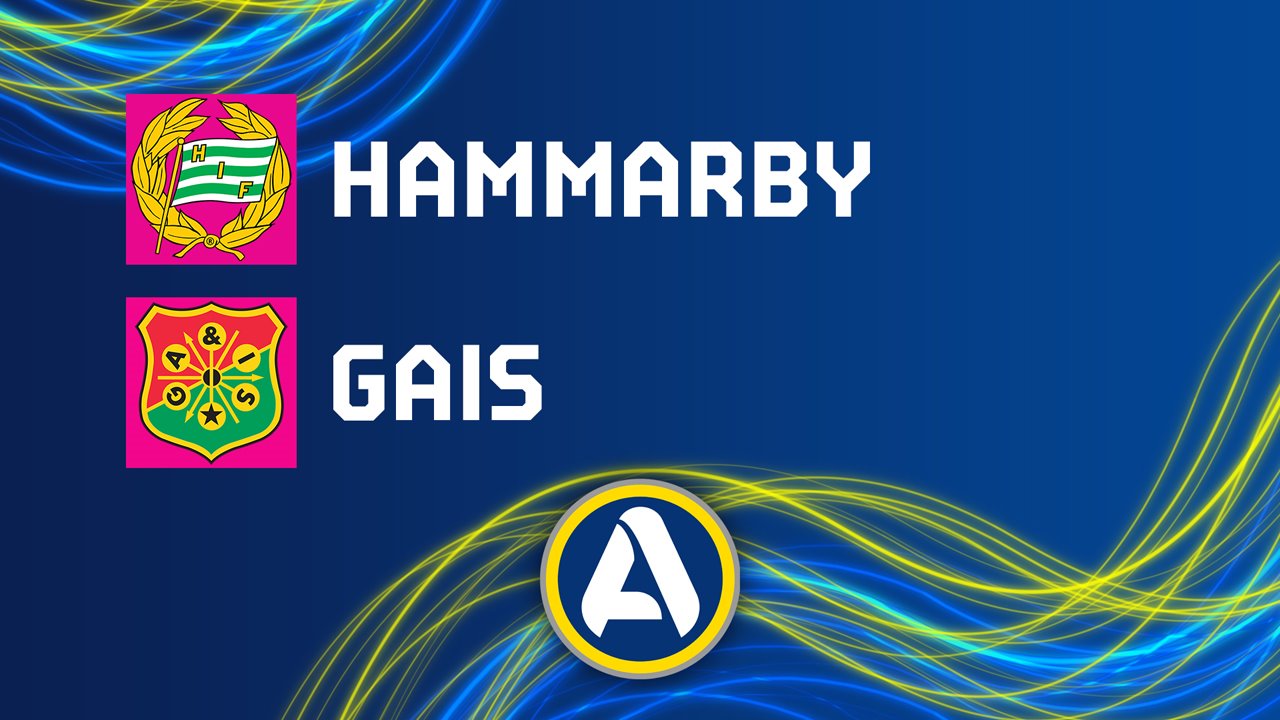 Hammarby vs GAIS poster