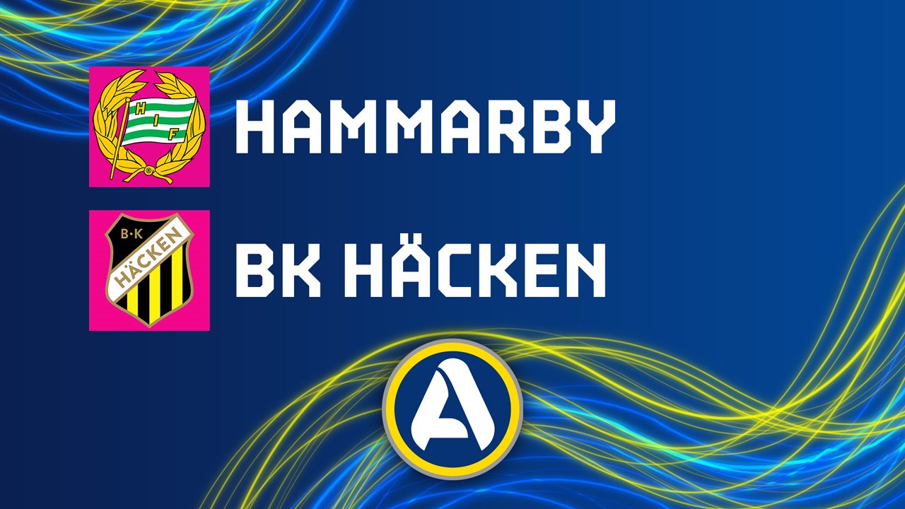 Hammarby vs Häcken poster