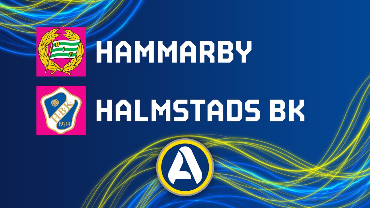 Hammarby vs Halmstad poster