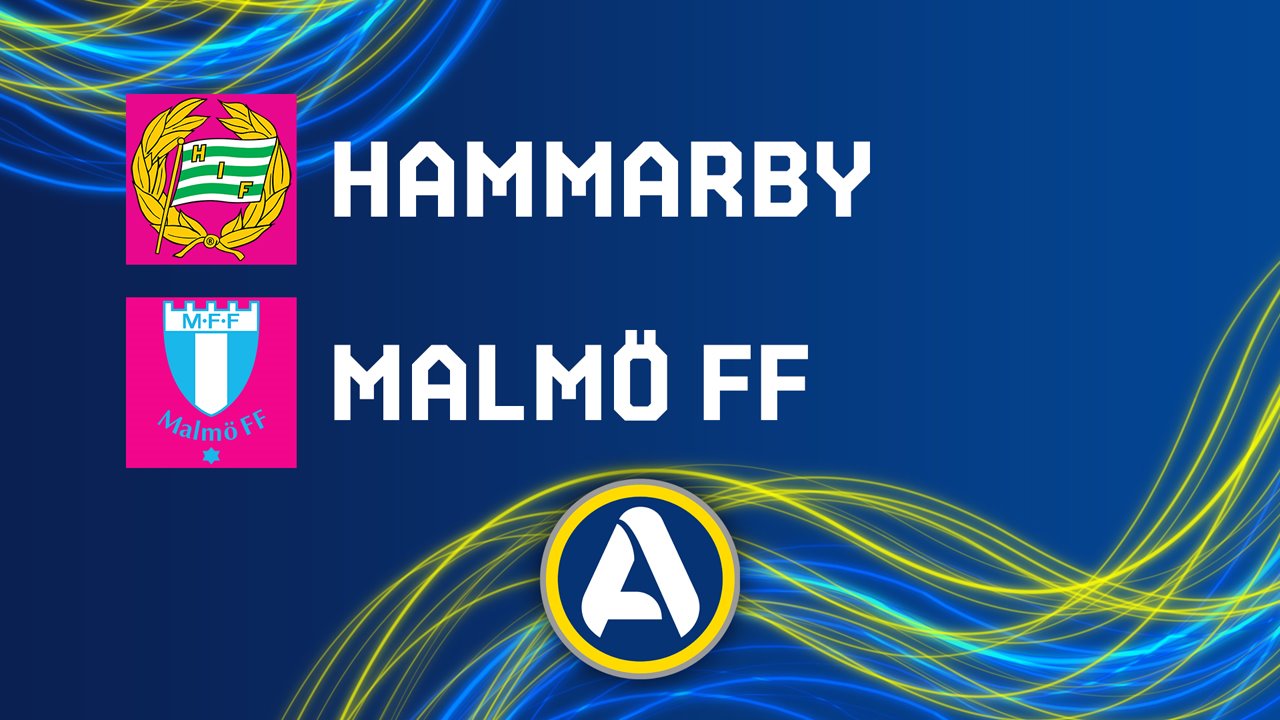 Hammarby vs Malmo FF poster