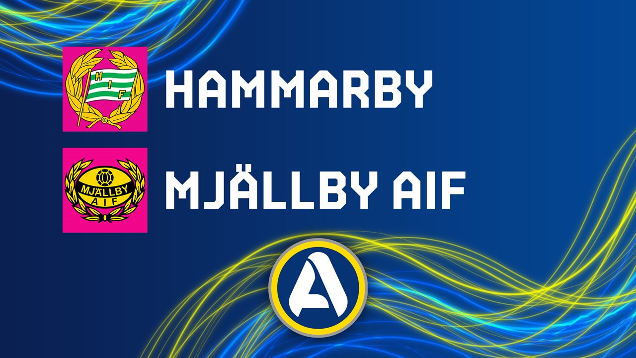 Hammarby vs Mjällby poster