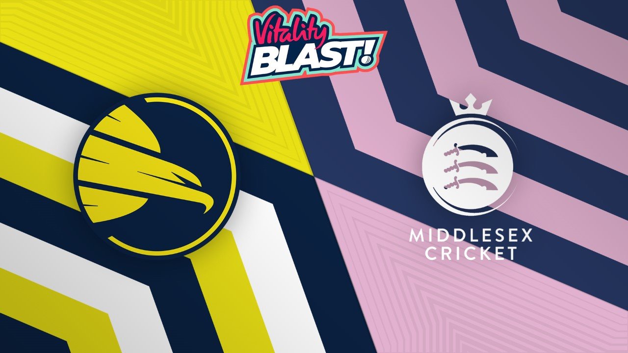 Hampshire t20 vs Middlesex t20 poster