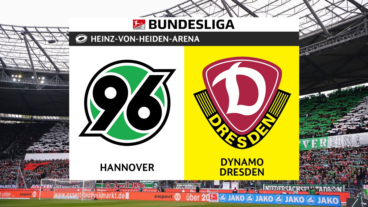 Hannover 96 vs Dynamo Dresden poster