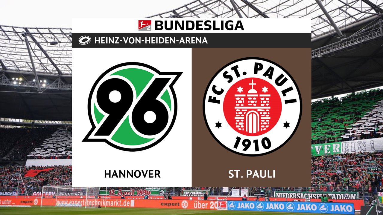 Hannover 96 vs St Pauli poster
