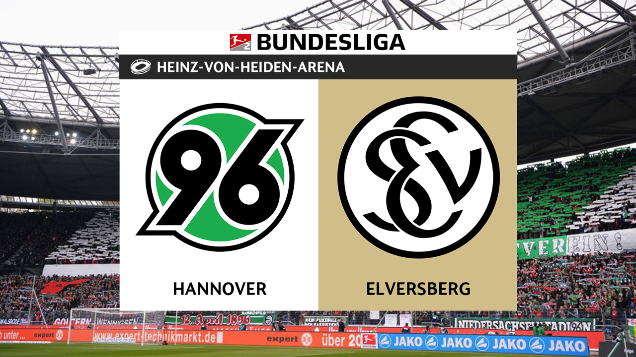 Hannover vs Elversberg poster
