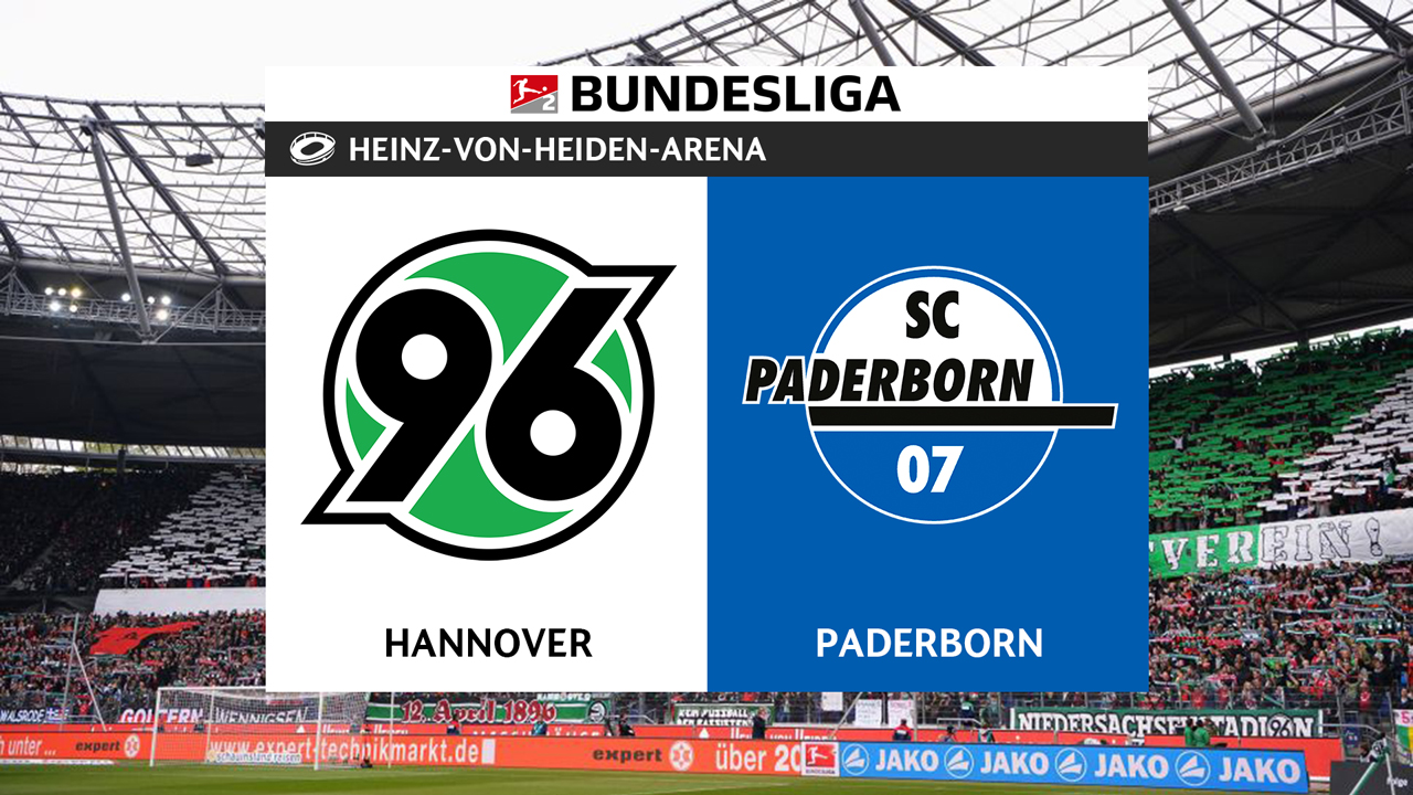 Hannover vs Paderborn poster