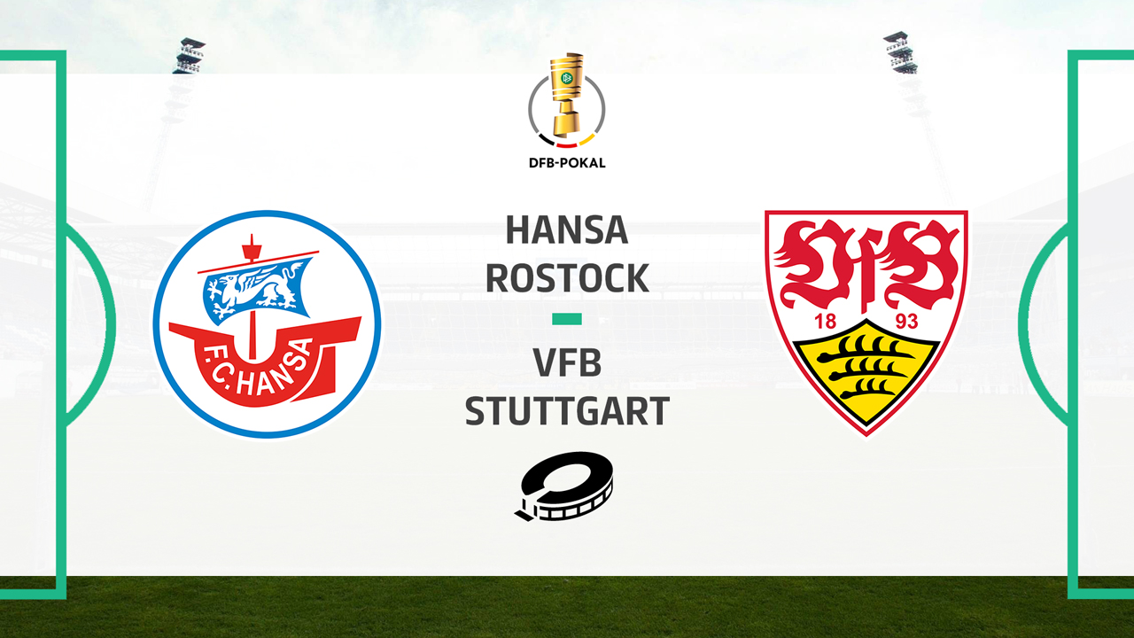 Hansa Rostock vs Stuttgart poster