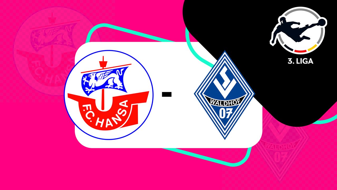 Hansa Rostock vs Waldhof Mannheim poster