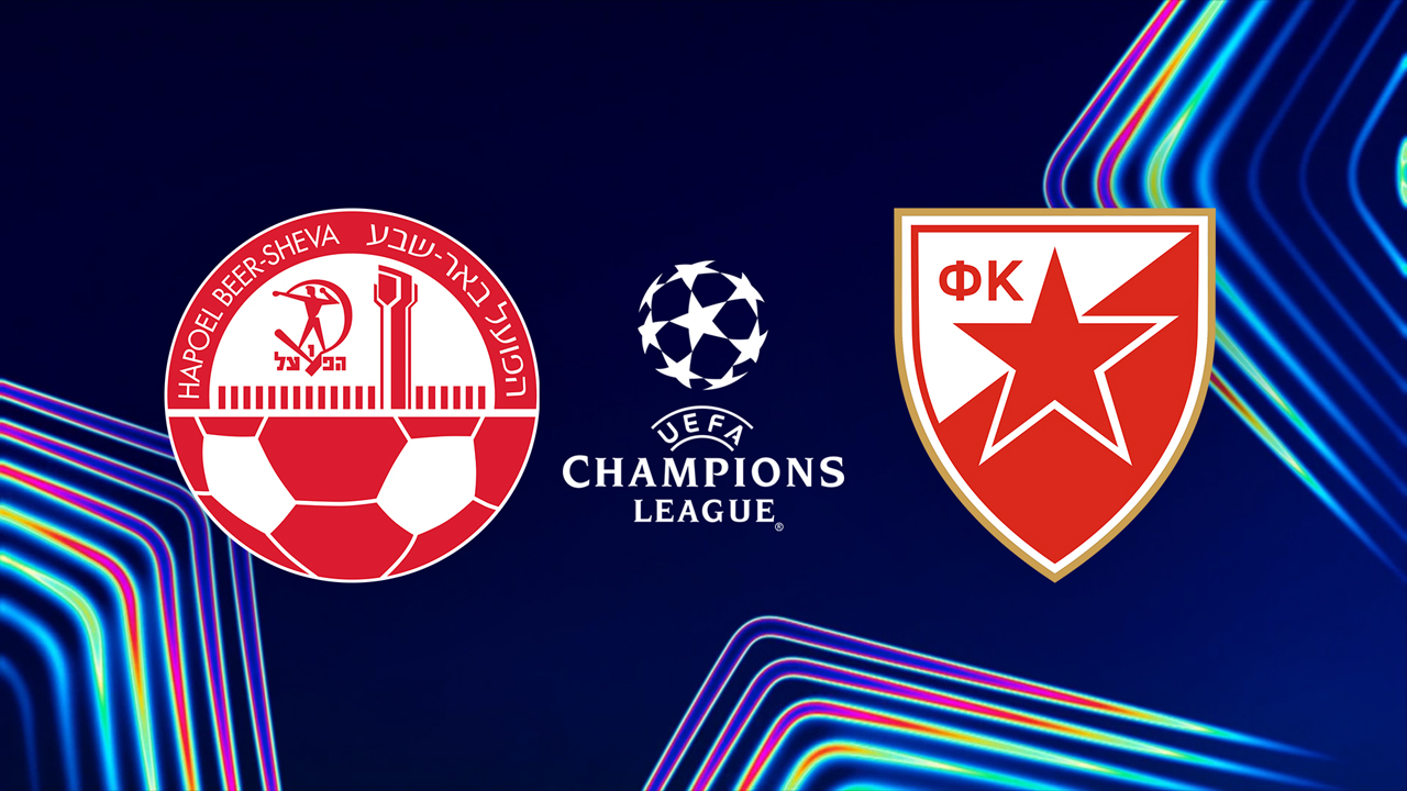 Hapoel Be'er Sheva vs Crvena Zvezda poster
