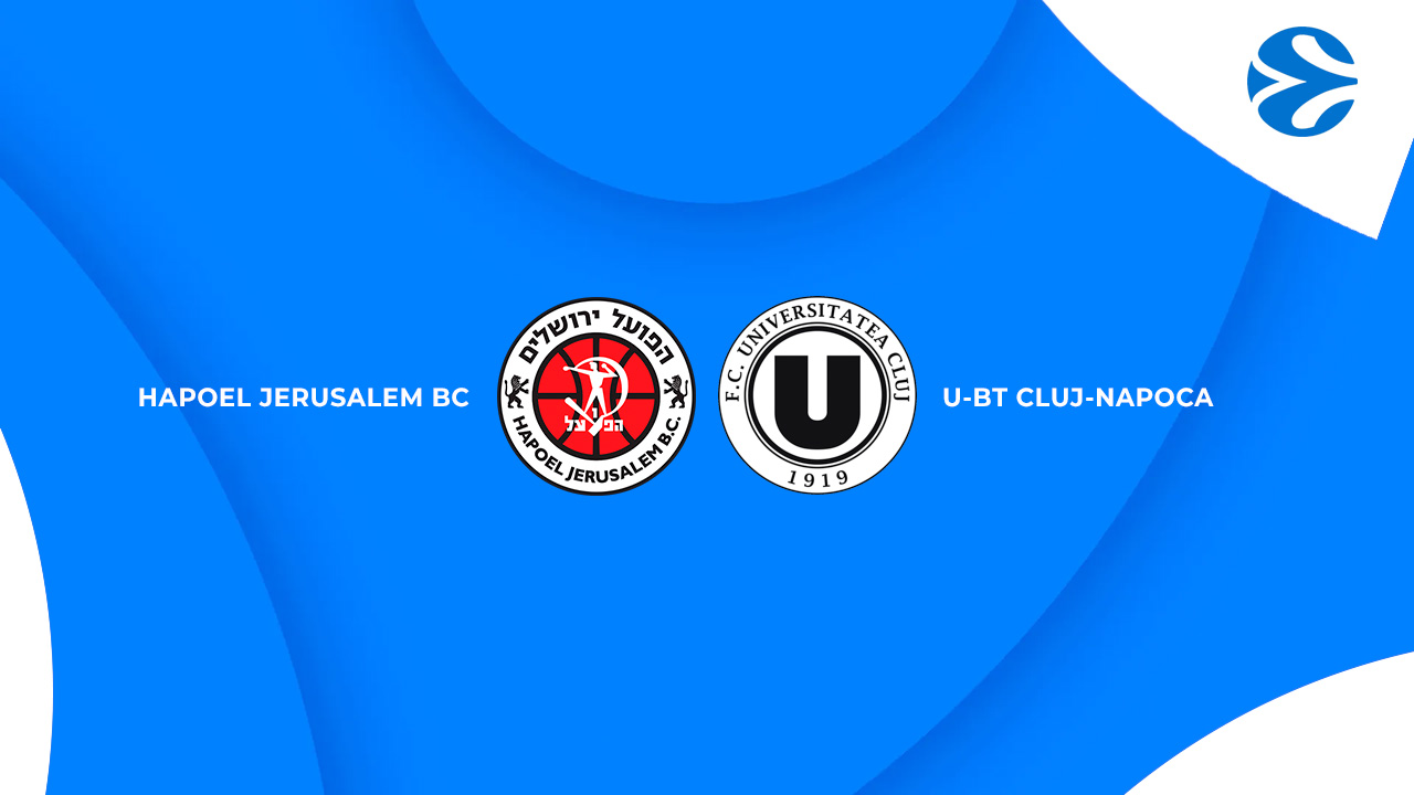 Hapoel Jerusalem BC vs U-BT Cluj-Napoca poster