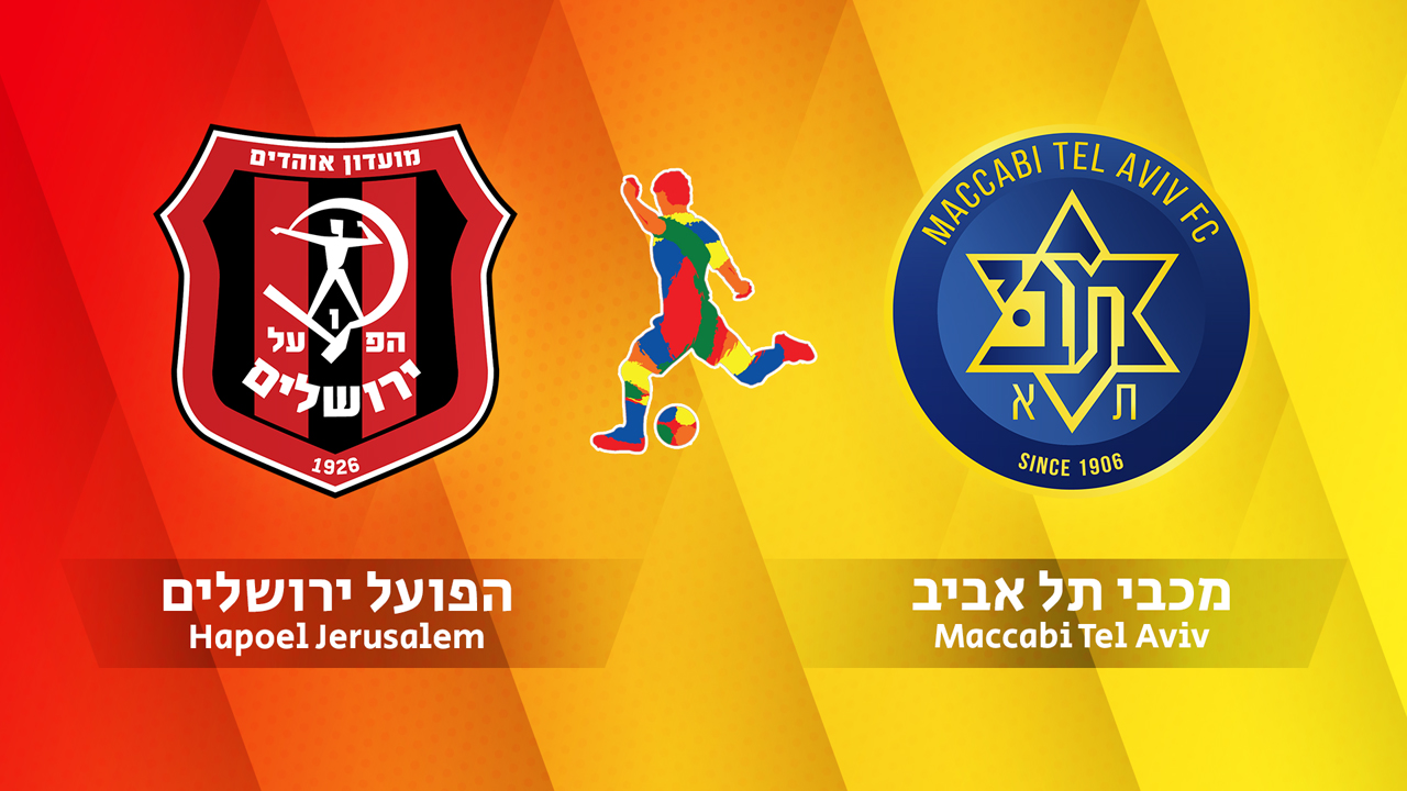 Hapoel Jerusalem vs Maccabi Tel Aviv poster