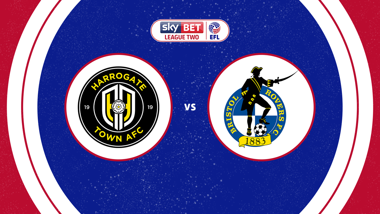 Harrogate Town vs Bristol Rovers poster