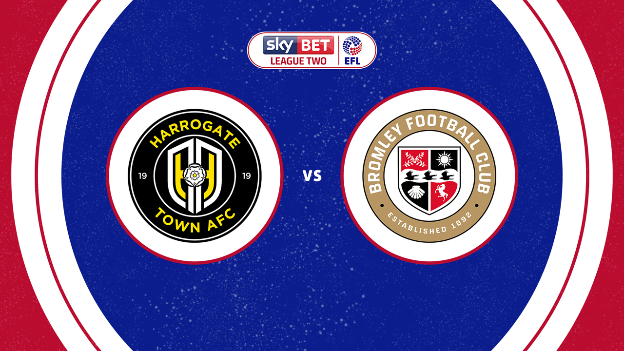 Harrogate Town vs Bromley poster