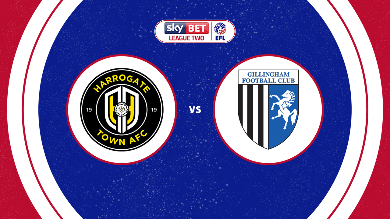Harrogate Town vs Gillingham poster