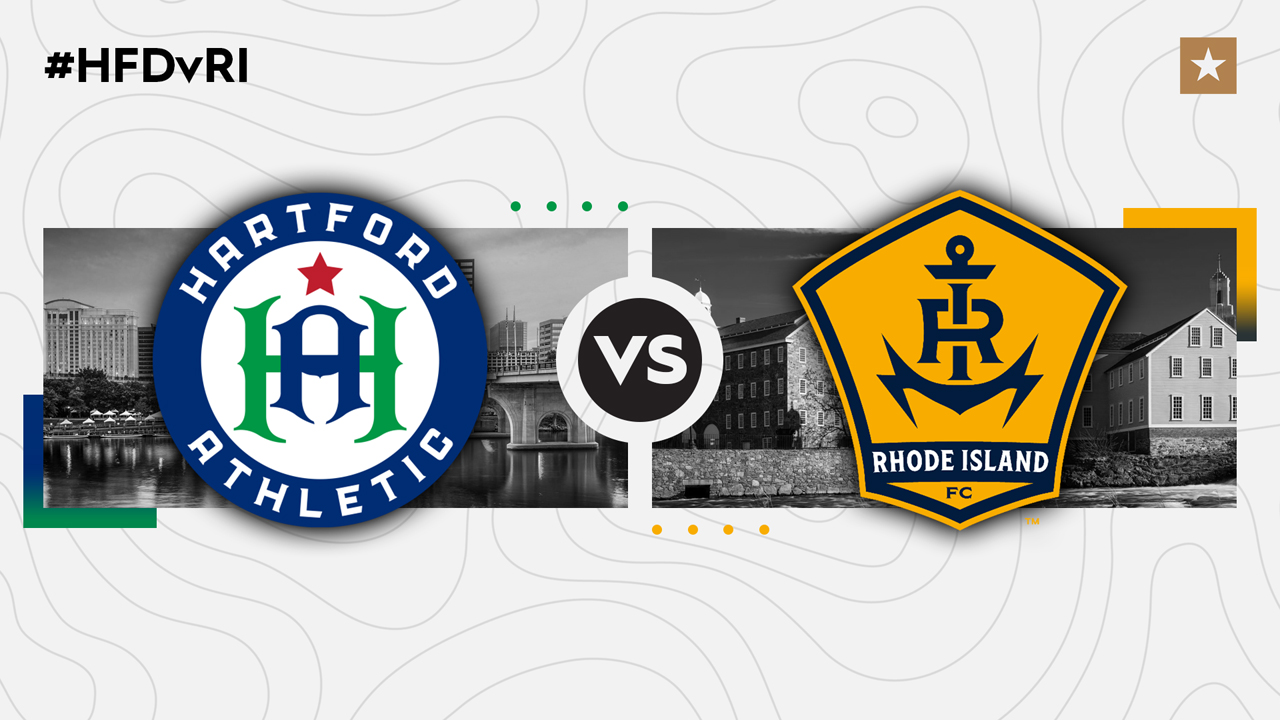 Hartford Athletic vs Rhode Island FC poster