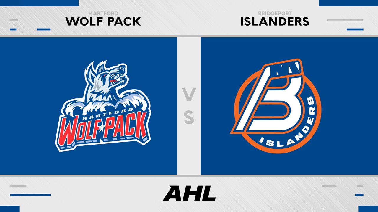 Hartford Wolf Pack vs Bridgeport Islanders poster