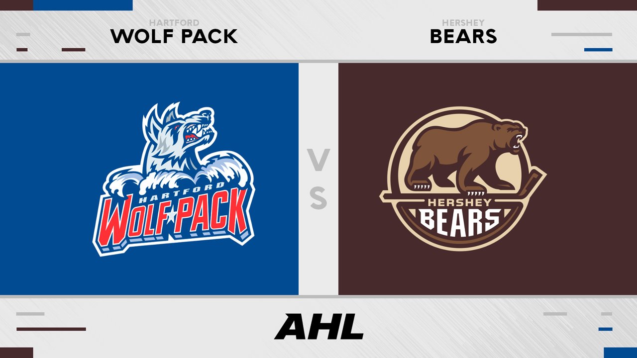 Hartford Wolf Pack vs Hershey Bears poster