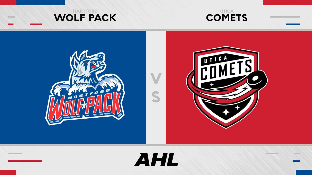 Hartford Wolf Pack vs Utica Comets poster