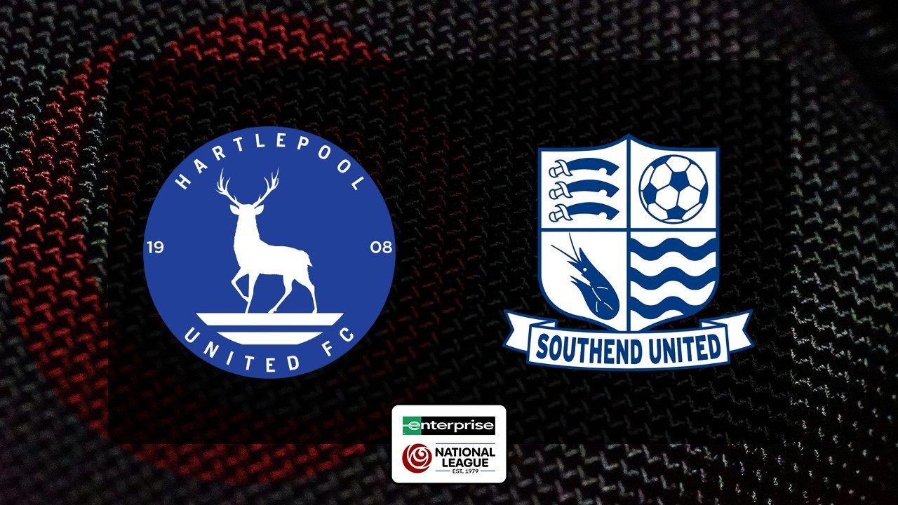 Hartlepool United vs Southend United poster