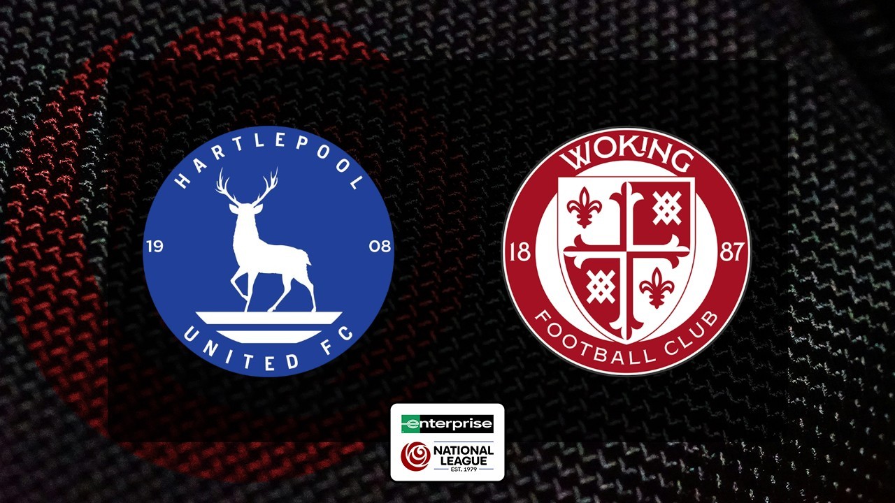 Hartlepool United vs Woking poster