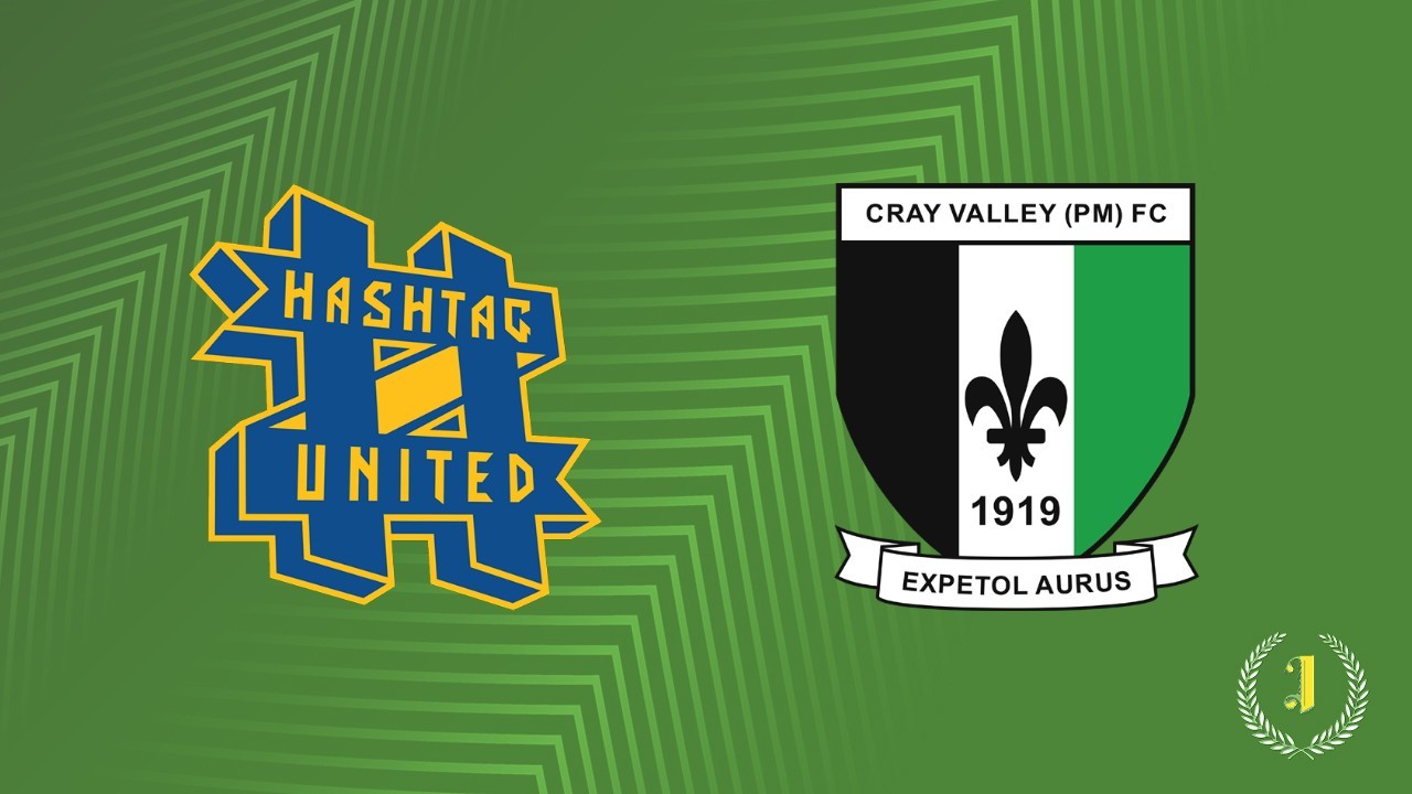 Hashtag United vs Cray Valley Paper Mills poster