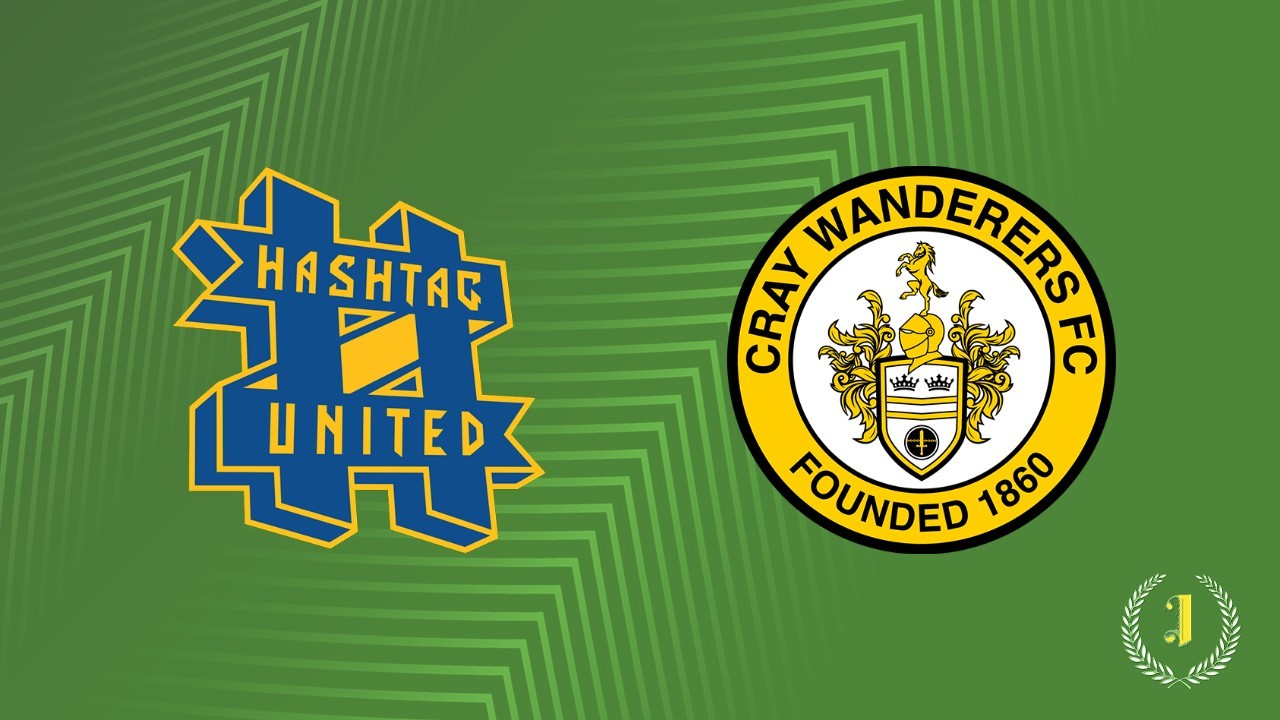 Hashtag United vs Cray Wanderers poster