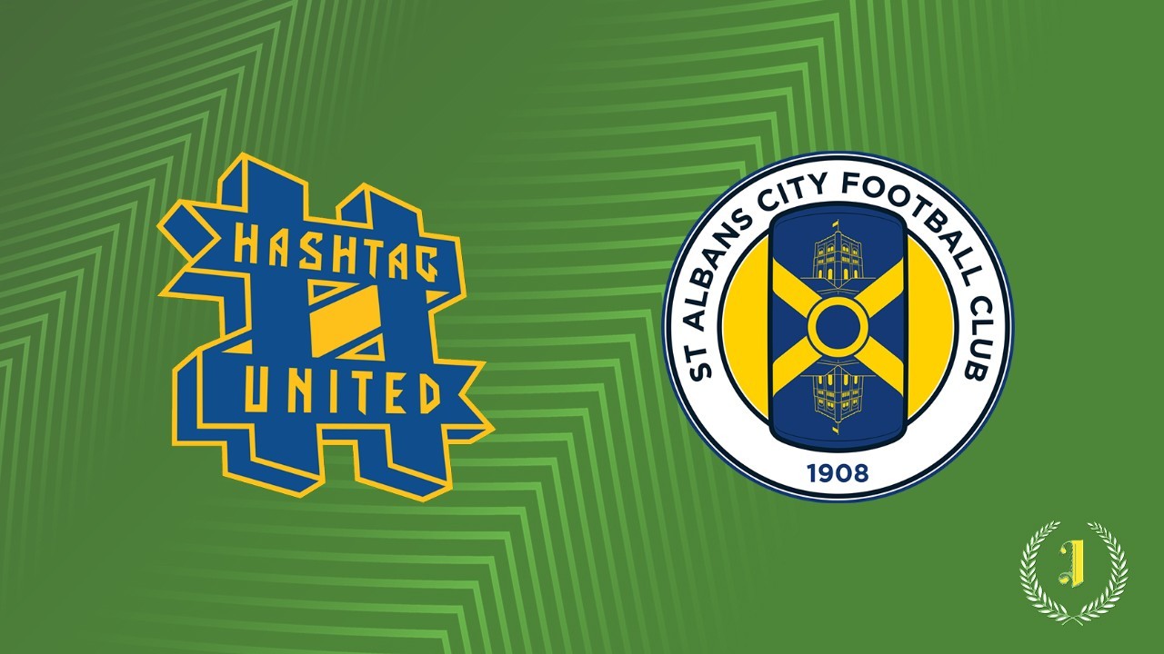 Hashtag United vs St Albans City poster