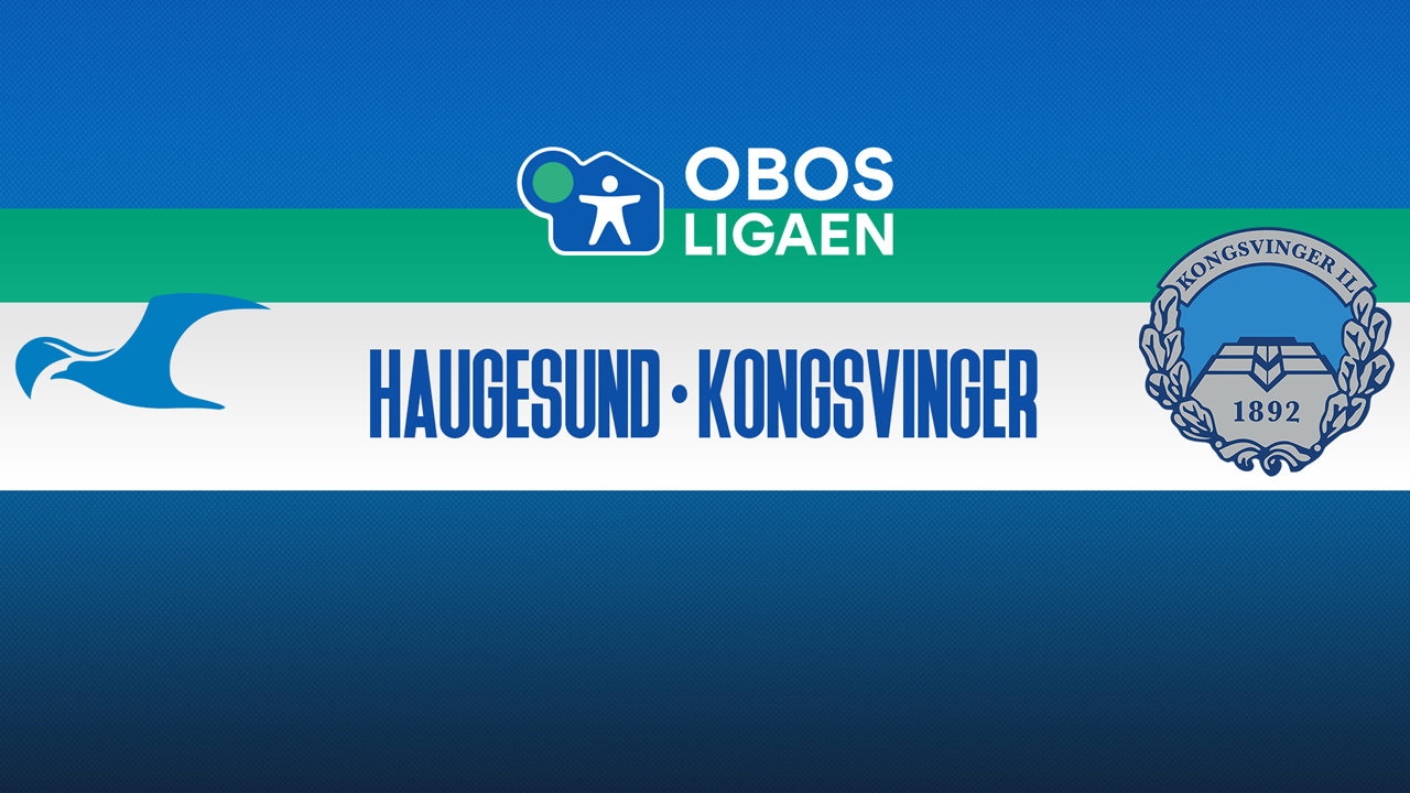Haugesund vs Kongsvinger poster