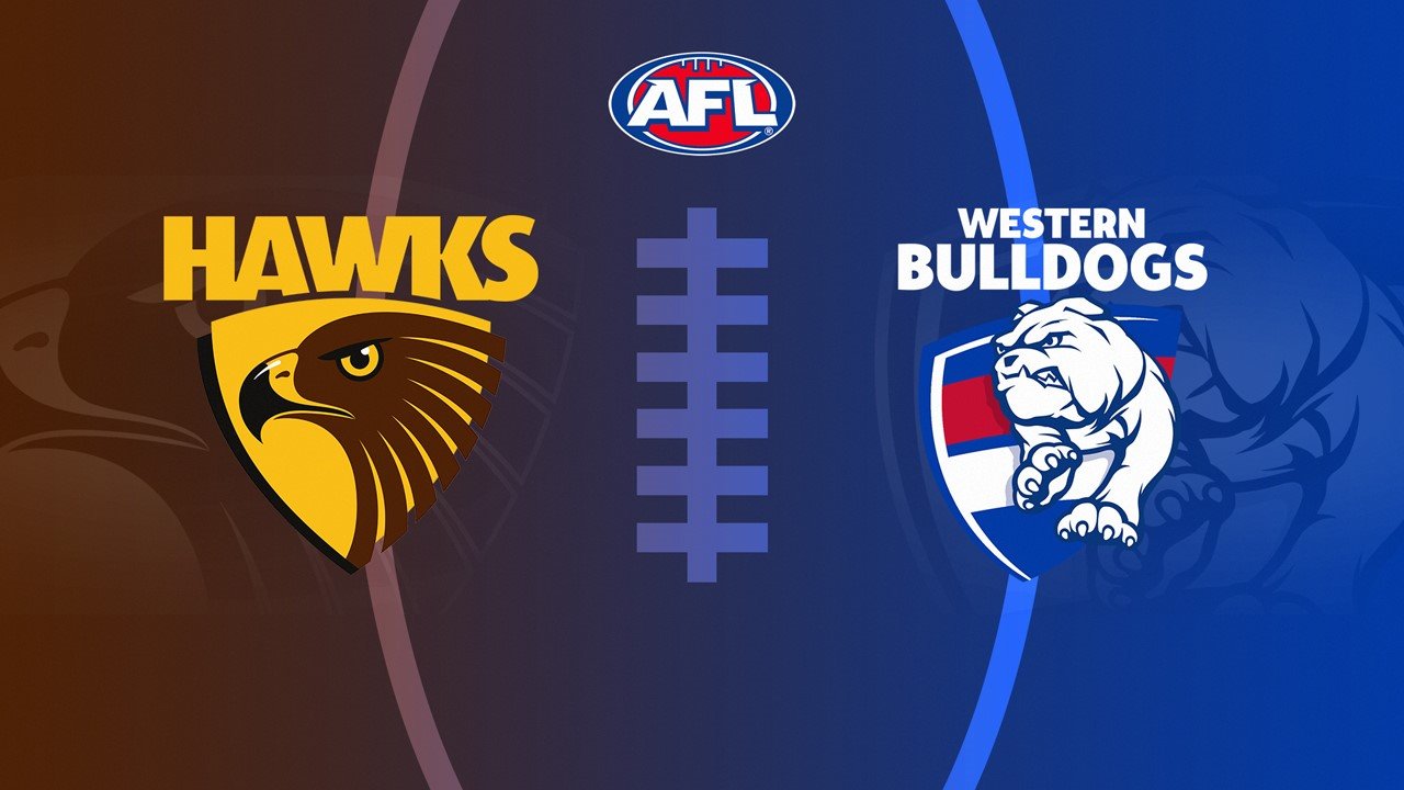 Hawthorn Football Club vs Western Bulldogs poster