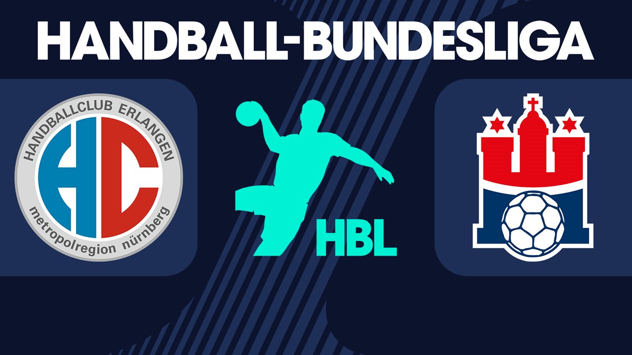 HC Erlangen vs Handball Sport Verein Hamburg poster