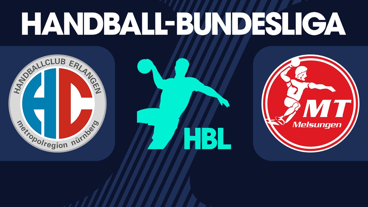 HC Erlangen vs MT Melsungen poster