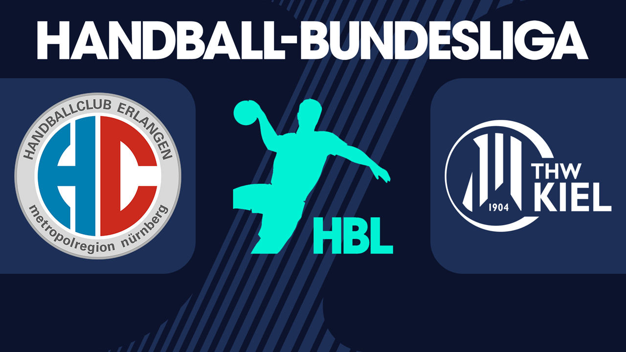 HC Erlangen vs THW Kiel poster
