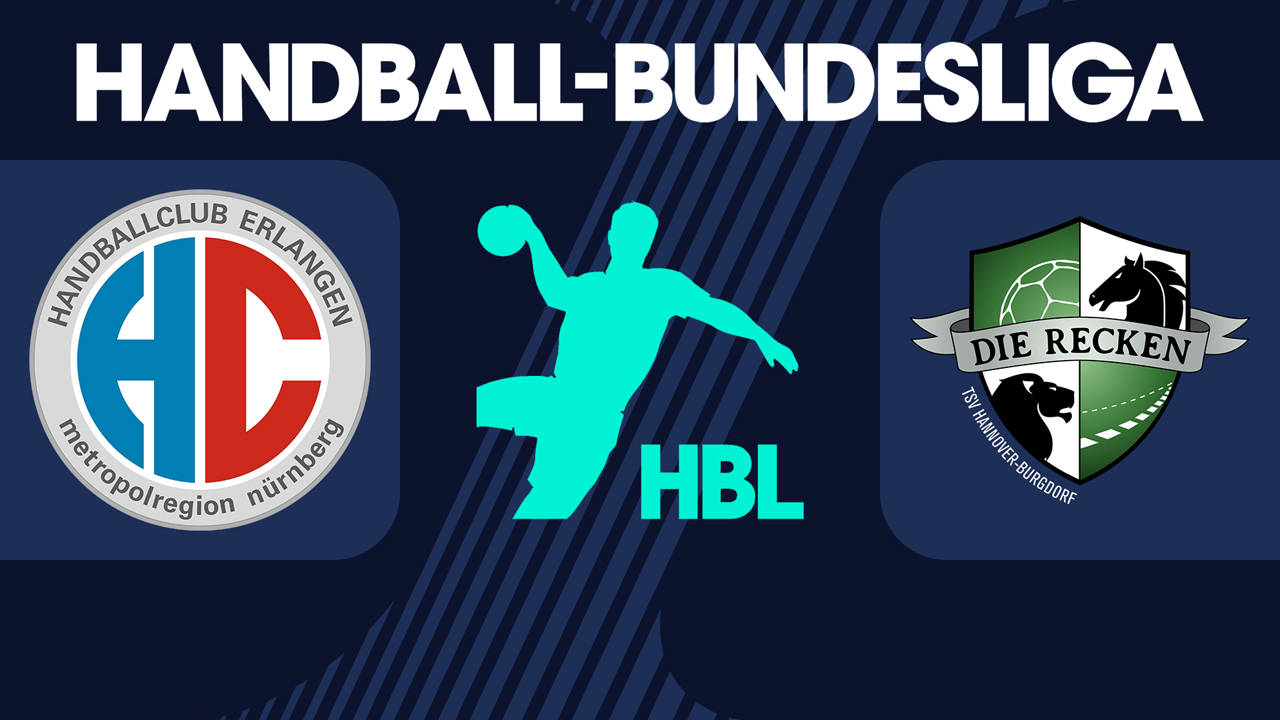 HC Erlangen vs TSV Hannover-Burgdorf poster