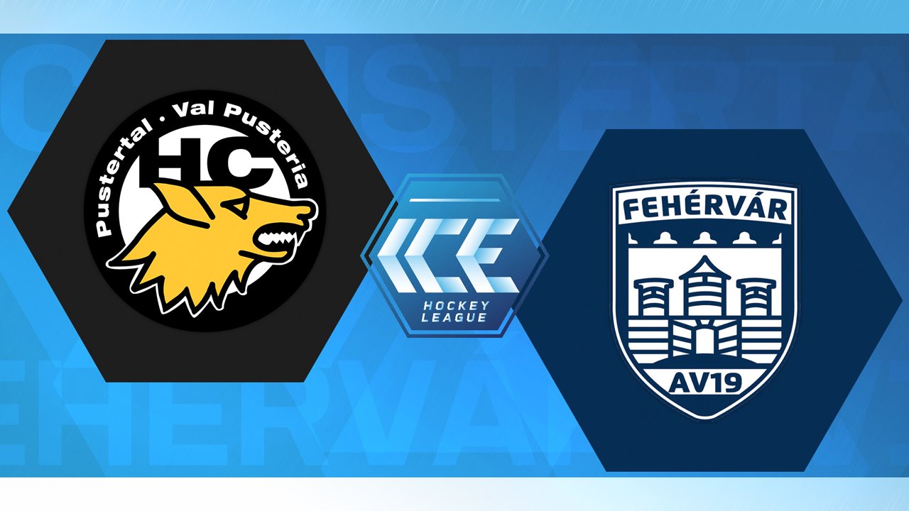 HC Pustertal Wölfe vs Fehervar AV19 poster