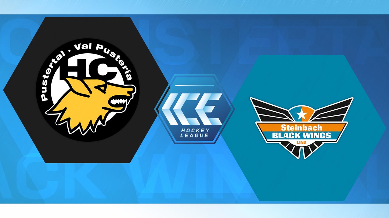 HC Pustertal Wölfe vs Steinbach Black Wings 1992 poster
