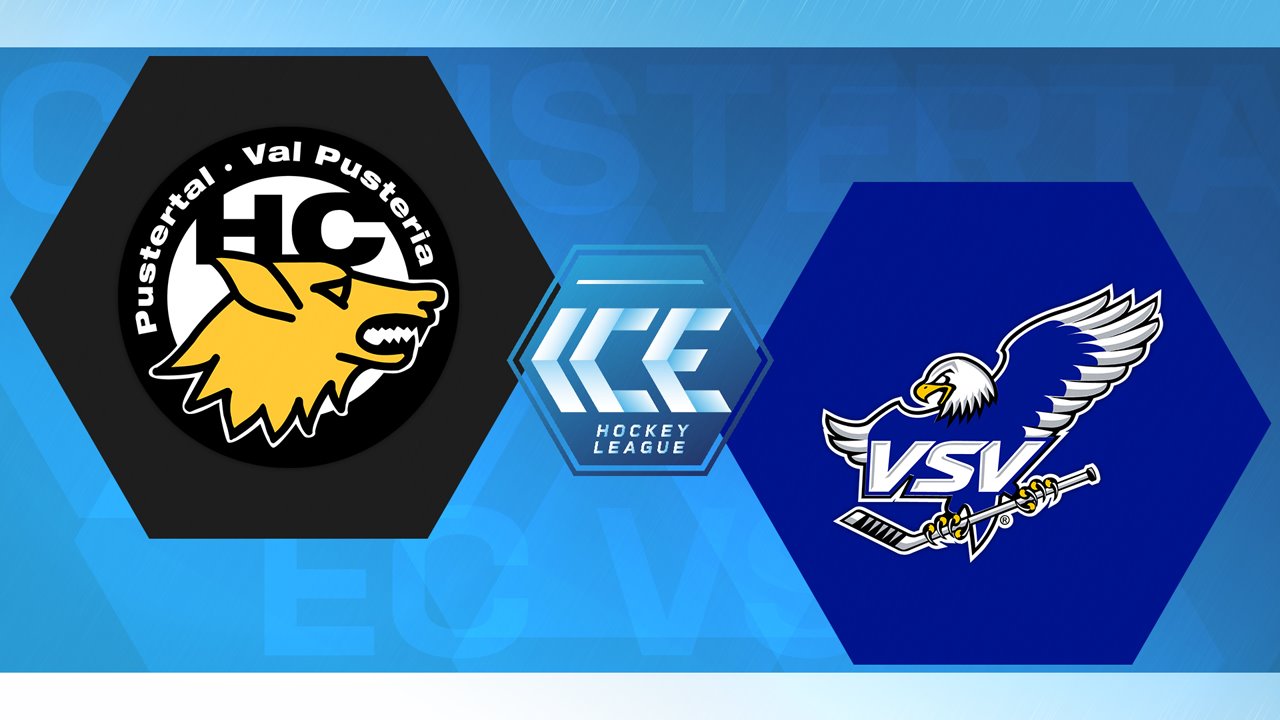 HC Pustertal Wölfe vs Villach poster