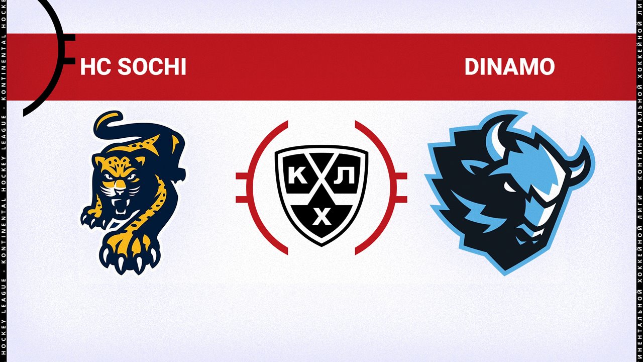 HC Sochi vs Dinamo Minsk poster