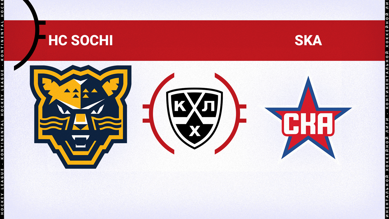 HC Sochi vs SKA Saint Petersburg poster