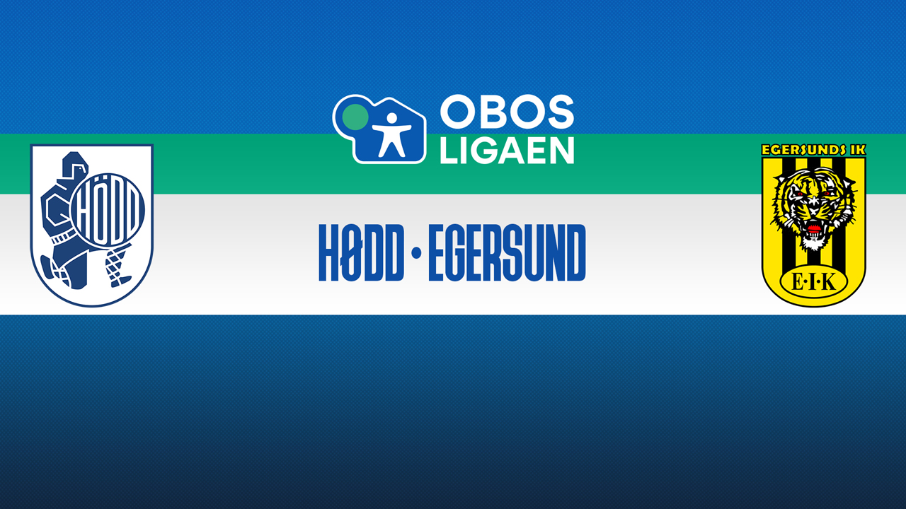 Hødd vs Egersund poster