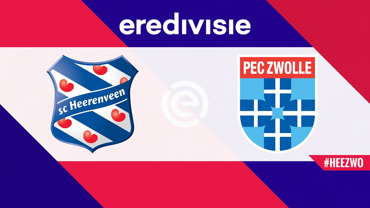 Heerenveen vs PEC Zwolle poster