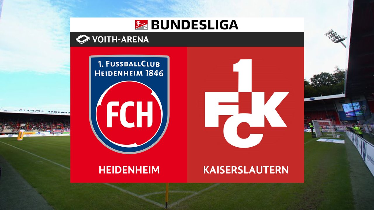 Heidenheim vs Kaiserslautern poster
