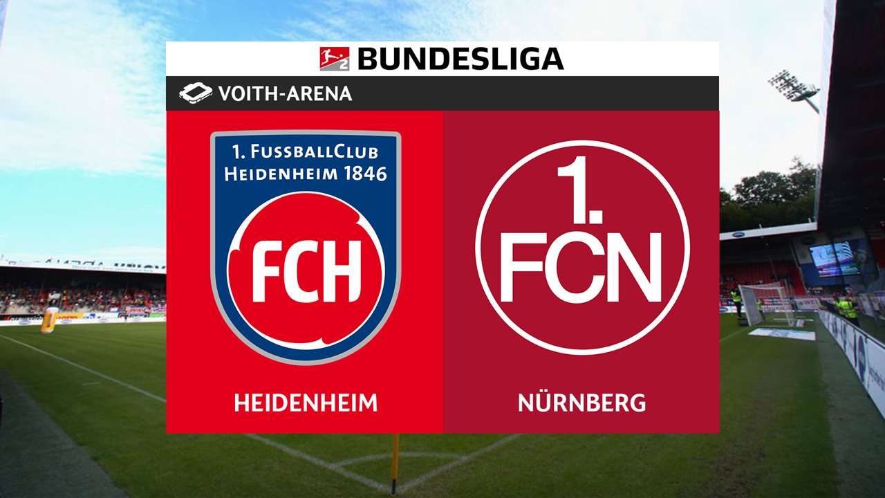 Heidenheim vs Nürnberg poster